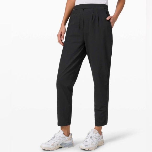 Lululemon Essential High Rise Trouser Black Size 4 - Picture 1 of 7